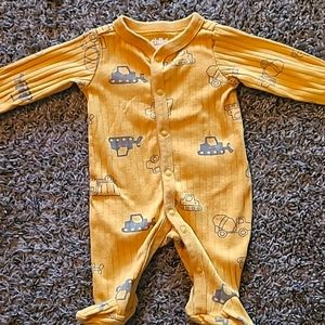 Carter's newborn footie pajamas